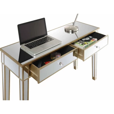 Gold Coast Mirrored Desk - Breighton Home 5 Gold Coast Mirrored Desk - Breighton Home - Image 5