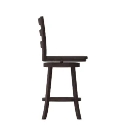 Merrick Lane Commercial Grade Classic Wooden Ladderback Swivel Stool With Solid Wood Seat And Footrest 20 Merrick Lane Commercial Grade Classic Wooden Ladderback Swivel Stool With Solid Wood Seat And Footrest -Furniture Haven Shop GUEST 0080c82f ec45 4486 9fd4 5d63fac48712