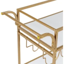 Honey-Can-Do 3 Tier Bar Cart Gold/White -Furniture Haven Shop GUEST 019ffa64 586c 4446 8ce1 22856f3320c6