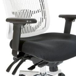 Contoured Plastic Back Manager's Chair White - OSP Home Furnishings -Furniture Haven Shop GUEST 01a7fea4 a7b4 414f a25e 5b51aaecd12f