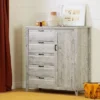Lionel Door Chest With 5 Drawers - South Shore