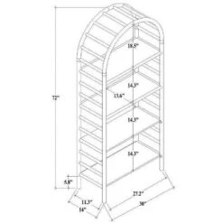 72" Holladay Curved Wooden Bookcase - Threshold™ Designed With Studio McGee 21 72" Holladay Curved Wooden Bookcase - Threshold™ Designed With Studio McGee -Furniture Haven Shop GUEST 02d306c2 b728 424b 85ec e8a3f4144d26