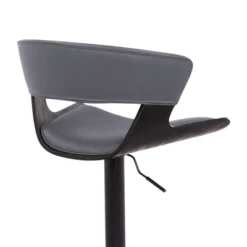 Karine Adjustable Swivel Faux Leather Metal Barstool Gray/Black - Armen Living 14 Karine Adjustable Swivel Faux Leather Metal Barstool Gray/Black - Armen Living -Furniture Haven Shop GUEST 02fe87c9 fc17 4a4c ae88 93db9b8e5cc2