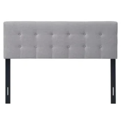 Costway Full/Queen Size Headboard Linen Fabric Upholstered Button Tufted Solid Wood Leg 17 Costway Full/Queen Size Headboard Linen Fabric Upholstered Button Tufted Solid Wood Leg -Furniture Haven Shop GUEST 038c6858 d126 4681 b0d3 fa85828ff560