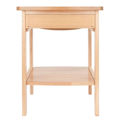 Claire Nightstand Accent Table Natural - Winsome 4 Claire Nightstand Accent Table Natural - Winsome - Image 4