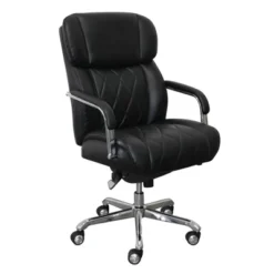 Sutherland Quilted Leather Office Chair With Padded Arms - La-Z-Boy 10 Sutherland Quilted Leather Office Chair With Padded Arms - La-Z-Boy -Furniture Haven Shop GUEST 0542f3c7 23e8 4b8e a65c 26afb4627ae1