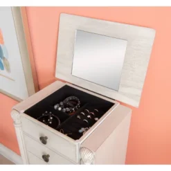 Obrecht Jewelry Armoire Off White - Powell Company -Furniture Haven Shop GUEST 0560754e 7645 4541 bedb 95a3075295b4