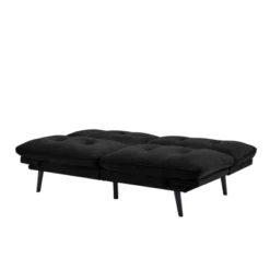 Finley Convertible Futon Sofa Bed Black - Serta -Furniture Haven Shop GUEST 05f76257 a432 4c1e ba52 9cdec931b1bd