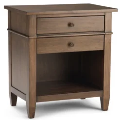 24" Sterling Solid Wood Nightstand - WyndenHall -Furniture Haven Shop GUEST 07136a05 f93c 4f84 8768 39804b98f7fb