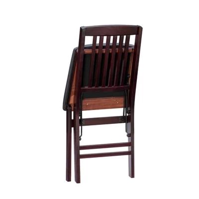 Set Of 2 Triena Mission Back Folding Chair Espresso - Linon 9 Set Of 2 Triena Mission Back Folding Chair Espresso - Linon - Image 9