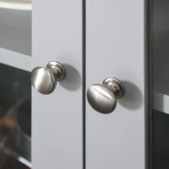 HOMCOM Modern Sideboard Console Table Buffet Server Storage Cabinet With Glass Doors For Living Room, Kitchen 10 HOMCOM Modern Sideboard Console Table Buffet Server Storage Cabinet With Glass Doors For Living Room, Kitchen -Furniture Haven Shop GUEST 0831c3d9 5a2b 497d 8350 c9265a45b367