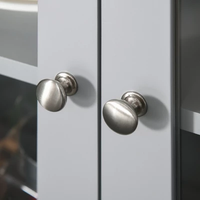 HOMCOM Modern Sideboard Console Table Buffet Server Storage Cabinet With Glass Doors For Living Room, Kitchen 4 HOMCOM Modern Sideboard Console Table Buffet Server Storage Cabinet With Glass Doors For Living Room, Kitchen - Image 4