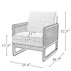 Domenico Living Room Accent Chair With Rattan Design | ARTFUL LIVING DESIGN 21 Domenico Living Room Accent Chair With Rattan Design | ARTFUL LIVING DESIGN -Furniture Haven Shop GUEST 0872f8d5 e880 4f33 86ab bde185600d71