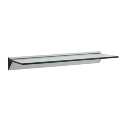 Floating Glass Shelf On Aluminum Bar Clear - Danya B. 11 Floating Glass Shelf On Aluminum Bar Clear - Danya B. -Furniture Haven Shop GUEST 097b5891 085e 4df8 b211 6d3ec99a4f75