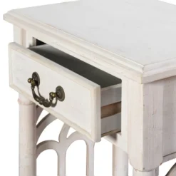 1 Drawer Side Table Distressed White - Stylecraft -Furniture Haven Shop GUEST 09946d11 2879 491c 9c3e 6967a3b730ac