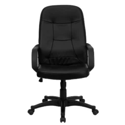 Emma And Oliver High Back Black Glove Vinyl Executive Swivel Office Chair With Arms 17 Emma And Oliver High Back Black Glove Vinyl Executive Swivel Office Chair With Arms -Furniture Haven Shop GUEST 09ed70ef a08c 4915 84c5 5cae5aad2301