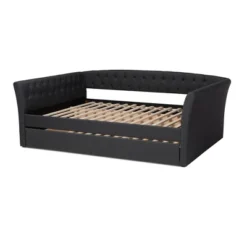 Delora Upholstered Daybed With Trundle - Baxton Studio 12 Delora Upholstered Daybed With Trundle - Baxton Studio -Furniture Haven Shop GUEST 0a80230b 0220 46fd 8953 5d2620e7929e