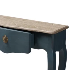 Mazarine Classic And Provincial Spruce Finished Console Table Blue - Baxton Studio 15 Mazarine Classic And Provincial Spruce Finished Console Table Blue - Baxton Studio -Furniture Haven Shop GUEST 0ab8de08 4815 47f1 9a67 c56c99c3f544
