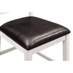 5pc Wynnie Wood Counter Height Dining Set White - Abbyson Living -Furniture Haven Shop GUEST 0b0be5e3 b642 45b6 a5af 7f0861b5cef9