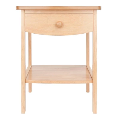 Claire Nightstand Accent Table Natural - Winsome 2 Claire Nightstand Accent Table Natural - Winsome - Image 2