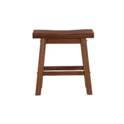 Set Of 2 18" Sonoma Saddle Stools Wire Brushed Finish Chestnut - Boraam -Furniture Haven Shop GUEST 0eb3587d 3df5 4f2a 823e acbec3d7bd90