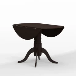 Glenwillow Home 42" Round Double Drop-Leaf Dining Table + Cross Back Dining Chairs Dining Set -Furniture Haven Shop GUEST 0f521892 107e 4c6f 9a4d a55adf8ebc7a