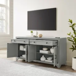 Tara Sideboard Distressed Gray - Crosley -Furniture Haven Shop GUEST 10dc8d98 65c0 4dc9 8307 03ef54a4db9e