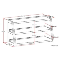 Hawkins Solid Wood TV Stand For TVs Up To 52" - WyndenHall 15 Hawkins Solid Wood TV Stand For TVs Up To 52" - WyndenHall -Furniture Haven Shop GUEST 118d8656 9b87 4a83 83fb 175e31a12986