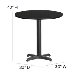 Flash Furniture 30'' Round Laminate Table Set With X-Base And 4 Ladder Back Metal Barstools 16 Flash Furniture 30'' Round Laminate Table Set With X-Base And 4 Ladder Back Metal Barstools -Furniture Haven Shop GUEST 119624d0 22f0 43b7 bf77 43ff79a48551
