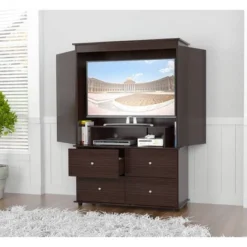70.9" Video Combo Armoire Espresso - Inval -Furniture Haven Shop GUEST 11a85510 47cf 45f3 b764 5caa24dd21a3