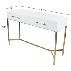 Metal And Wood Rectangular Console Table Olivia & May 13 Metal And Wood Rectangular Console Table Olivia & May -Furniture Haven Shop GUEST 1204cf2e 4c3b 4b5e b454 09f92a674b96