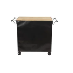 Industrial Rolling Cart Black - Olivia & May -Furniture Haven Shop GUEST 127f1fc8 949a 49d2 bc24 a816f18f922d