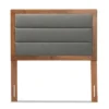 Dexter Fabric Upholstered Wood Headboard - Baxton Studio