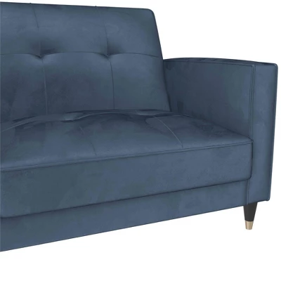 Eliza Pin Tufted Futon - Room & Joy 10 Eliza Pin Tufted Futon - Room & Joy - Image 10