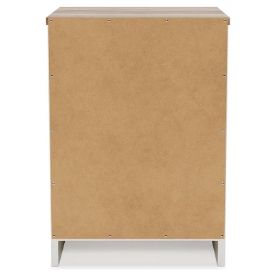 Vaibryn Nightstand Brown/Beige/White - Signature Design By Ashley 6 Vaibryn Nightstand Brown/Beige/White - Signature Design By Ashley - Image 6