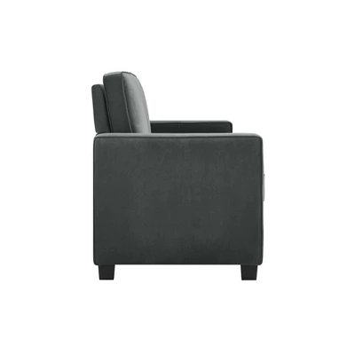 Queen Cassidy Sofa Sleeper Gray Velvet - Room & Joy 5 Queen Cassidy Sofa Sleeper Gray Velvet - Room & Joy - Image 5