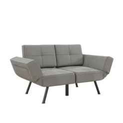 RealRooms Euro Upholstered Tufted Loveseat Futon With Storage Pockets -Furniture Haven Shop GUEST 15e74249 1321 4343 9765 6aa0b4cb8e47