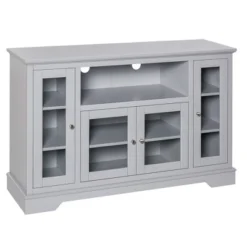 HOMCOM Modern Sideboard Console Table Buffet Server Storage Cabinet With Glass Doors For Living Room, Kitchen 12 HOMCOM Modern Sideboard Console Table Buffet Server Storage Cabinet With Glass Doors For Living Room, Kitchen -Furniture Haven Shop GUEST 1626ea09 5e85 4850 88e1 2df39ffd3ecf