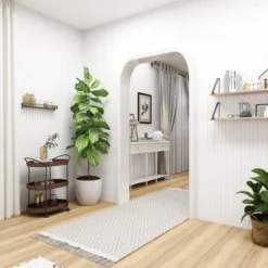 Wood 3 Tier Oval Tray Cart Brown - Olivia & May -Furniture Haven Shop GUEST 168b7c4e 9a07 460b 863b b8835192baf8