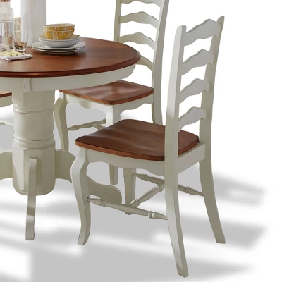 5pc French Countryside Dining Set Off White - Homestyles 4 5pc French Countryside Dining Set Off White - Homestyles - Image 4