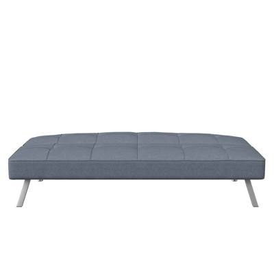 Colette Convertible Futon Sofa Bed Light Gray - Serta 1 Colette Convertible Futon Sofa Bed Light Gray - Serta