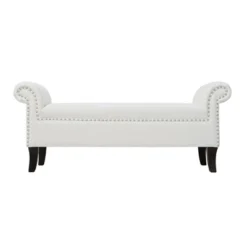 Jennifer Taylor Home Kathy Roll Arm Entryway Accent Bench -Furniture Haven Shop GUEST 1795d2e6 89ee 488a b191 35f72f87126f