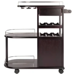 Jimmy Entertainment Cart Dark Espresso - Winsome -Furniture Haven Shop GUEST 185bc114 79c7 4f76 81cb f22dfe4a3ef1