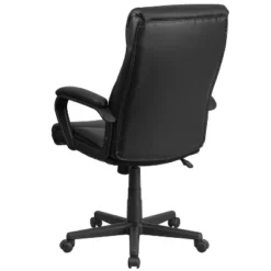 Flash Furniture Raya High Back Black LeatherSoft Executive Swivel Office Chair With Slight Mesh Accent And Arms 14 Flash Furniture Raya High Back Black LeatherSoft Executive Swivel Office Chair With Slight Mesh Accent And Arms -Furniture Haven Shop GUEST 18a80ea5 9116 4ff9 9c2b 1d1441efe8f0