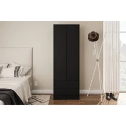Denmark 2 Door And 2 Drawer Wardrobe - Polifurniture -Furniture Haven Shop GUEST 19f37f30 4e54 4970 8413 4def1fd3c33e