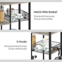 Yaheetech 4-Tier 55" Kitchen Baker's Rack With Power Outlet -Furniture Haven Shop GUEST 1ae88d52 0df8 44af 9ab5 9890b07d9adb