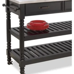 Savannah Kitchen Cart Wood - Black - Home Styles -Furniture Haven Shop GUEST 1b7c06b3 a507 4c31 be8c a574073d0436