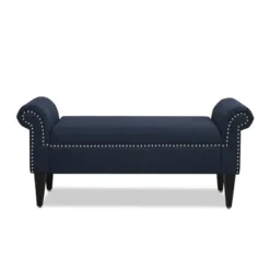 Jennifer Taylor Home Kathy Roll Arm Entryway Accent Bench -Furniture Haven Shop GUEST 1b9bd336 8f5d 4d6c b4a4 113bdb4e9a7f