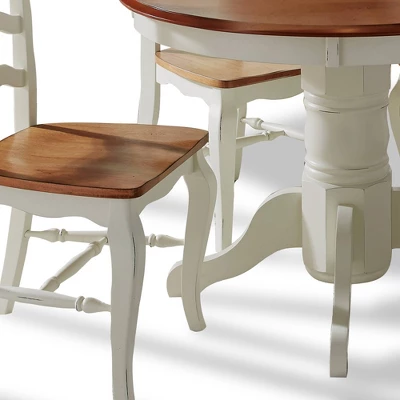 5pc French Countryside Dining Set Off White - Homestyles 9 5pc French Countryside Dining Set Off White - Homestyles - Image 9