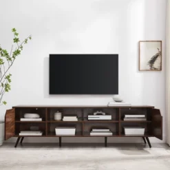 Mid-Century Modern Wide Storage TV Stand For TVs Up To 80" - Saracina Home 14 Mid-Century Modern Wide Storage TV Stand For TVs Up To 80" - Saracina Home -Furniture Haven Shop GUEST 1c027cdb eb1c 4b90 af86 77fb50b19b2c